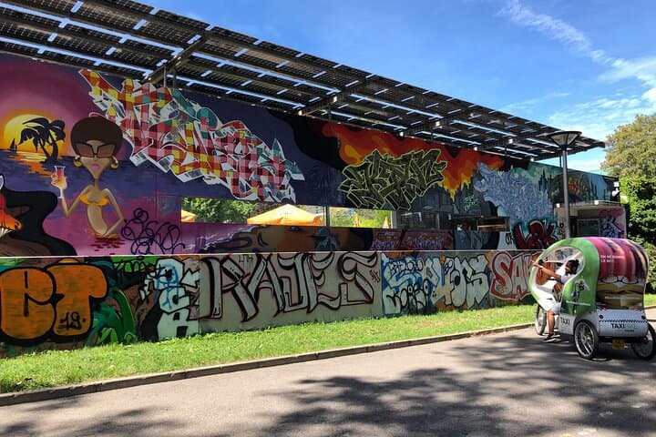 Geneva TaxiBike Urban Art Tour: Street Art Along the Rhône and Arve