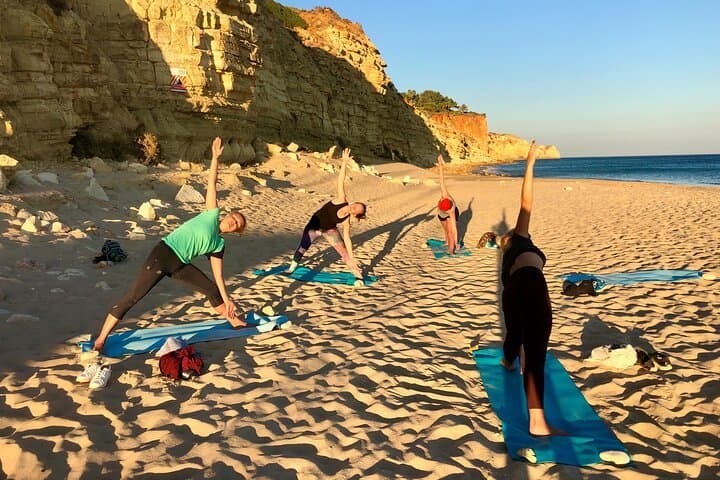 Morning Beach Yoga at Praia da Rocha — 60-Min Hatha Session in Portimão photo 5