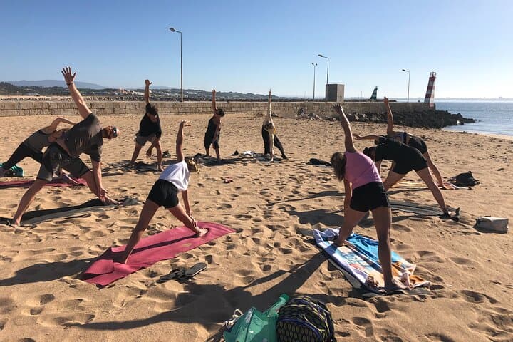 Morning Beach Yoga at Praia da Rocha — 60-Min Hatha Session in Portimão photo 6