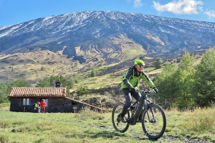 Complete E‑MTB Tour of Mount Etna: Lava Flows, Craters & Pine Forests