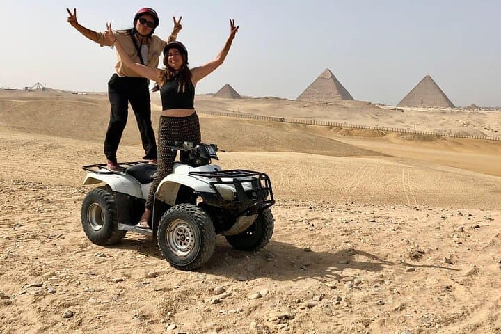 Giza Pyramids Private Day: Quad, Camel & Felucca Between Sand and River photo 2