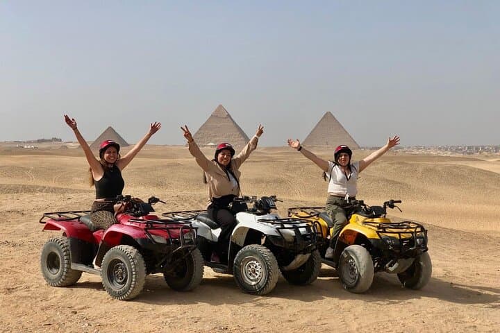 Giza Quad Bike & Camel Ride: Half-Day Desert Adventure from Cairo