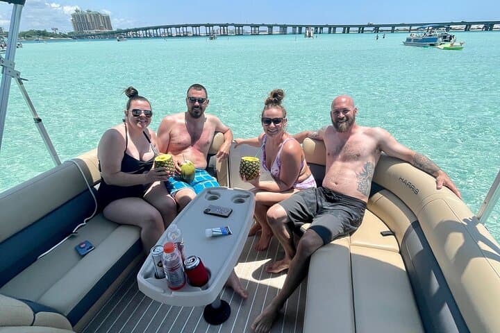 Private Crab Island Pontoon Charter with Inflatables in Destin photo 4