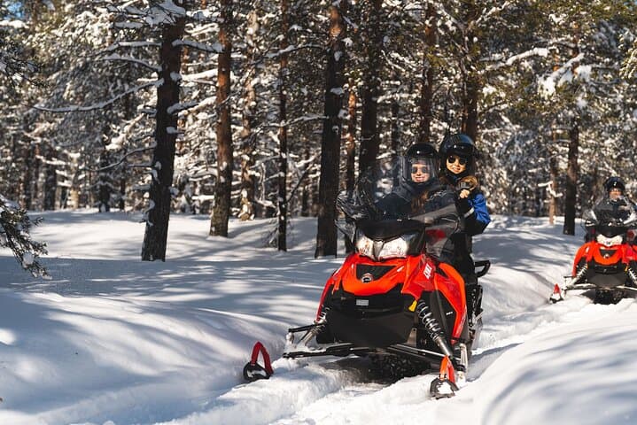 Arctic Circle Snowmobile Safari — Rovaniemi Half-Day Forest Ride photo 5