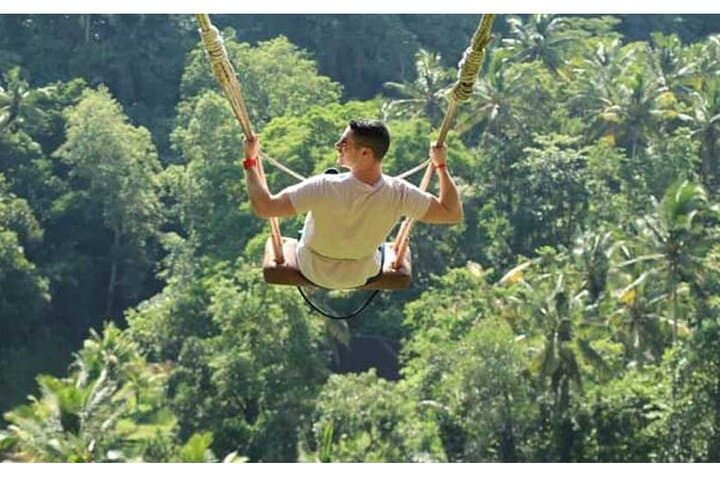 Ubud Swing and Temple Day Tour: Hideaway Swing, Ulun Danu & Tanah Lot Sunset