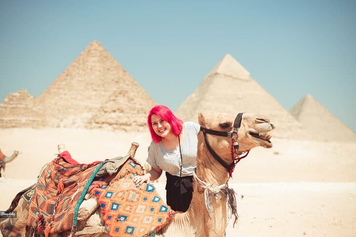 Camel Ride at Giza Pyramids: Private Day Tour to Khufu, Sphinx & Valley Temple photo 2