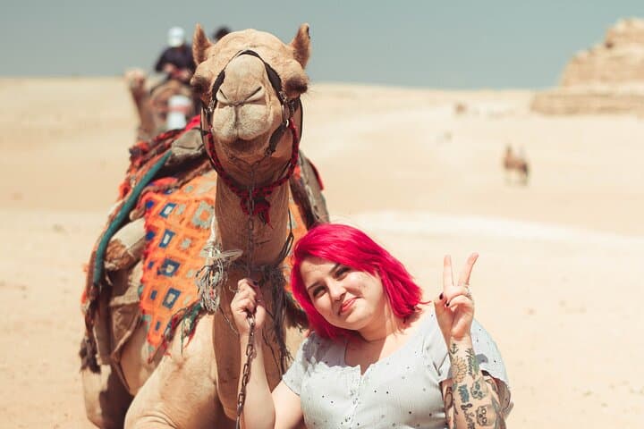 Camel Ride at Giza Pyramids: Private Day Tour to Khufu, Sphinx & Valley Temple photo 1
