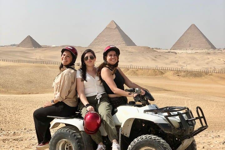 Giza Private Day Tour: Pyramids, Sphinx, Camel Ride, Quad Bike & Bazaar photo 2