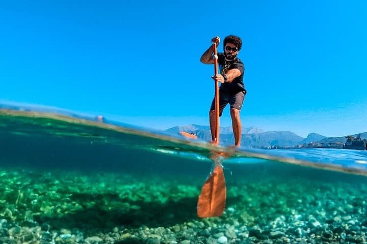 Paddle Boarding to Bagni Regina Giovanna — Sorrento Small-Group SUP Tour photo 3