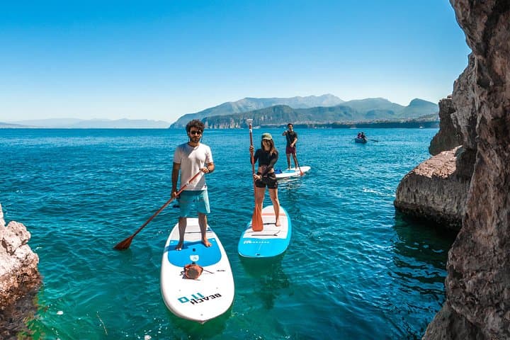 Paddle Boarding to Bagni Regina Giovanna — Sorrento Small-Group SUP Tour photo 1