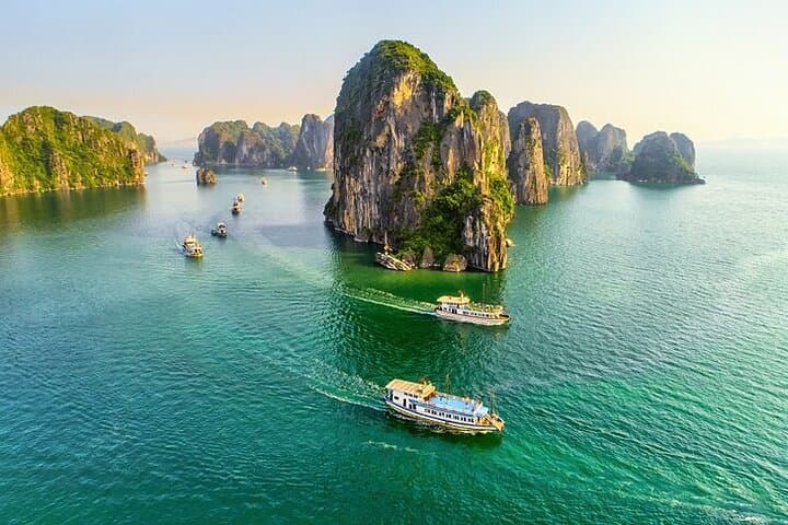 Halong Bay Full-Day Cruise with Kayak, Surprise Cave & Titov Island photo 1