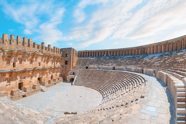 Perge, Aspendos & Side Day Tour from Antalya — Ancient Ruins and Manavgat Falls