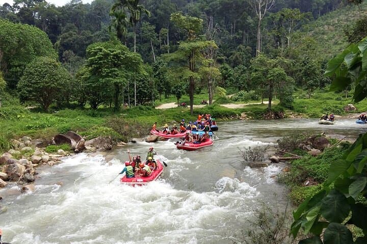7km White Water Rafting on Song Phreak River from Krabi — Day Trip with Monkey Cave & Waterfall photo 3