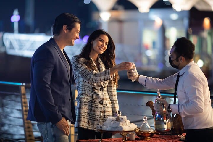 Dubai Canal Dinner Cruise and La Perle Silver Combo — Evening Cruise & Live Show