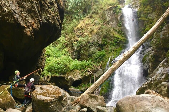 North Cascades Waterfall Canyoneering: Rappels, Mossy Slots & Glacier-fed Pools photo 6