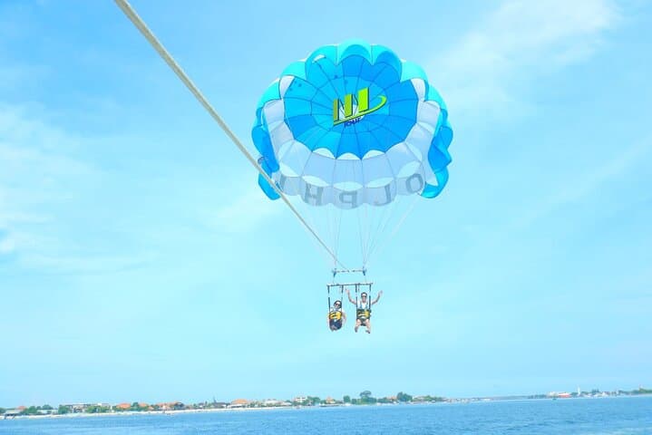 Private Nusa Dua Water Activities + 90-Min Balinese Massage — Parasail, Jet Ski & Diving