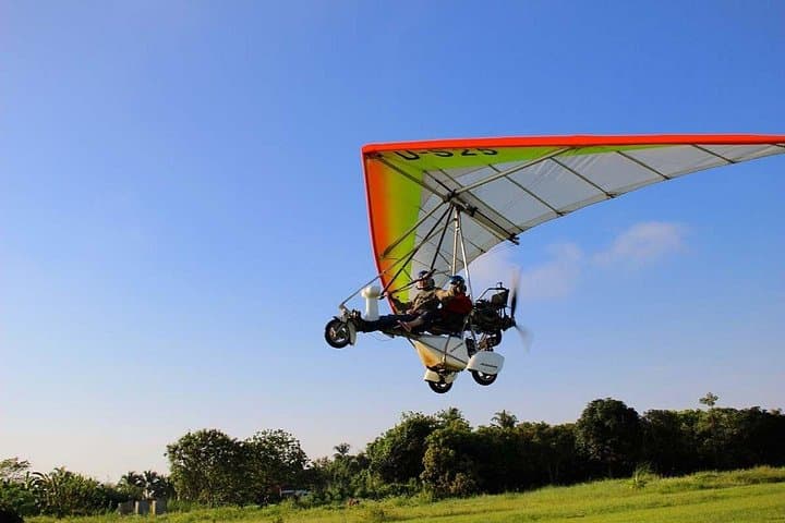 Microlight Flight in Chiang Mai — Scenic Aerial Tour Over Rice Fields & Mae Kuang Dam