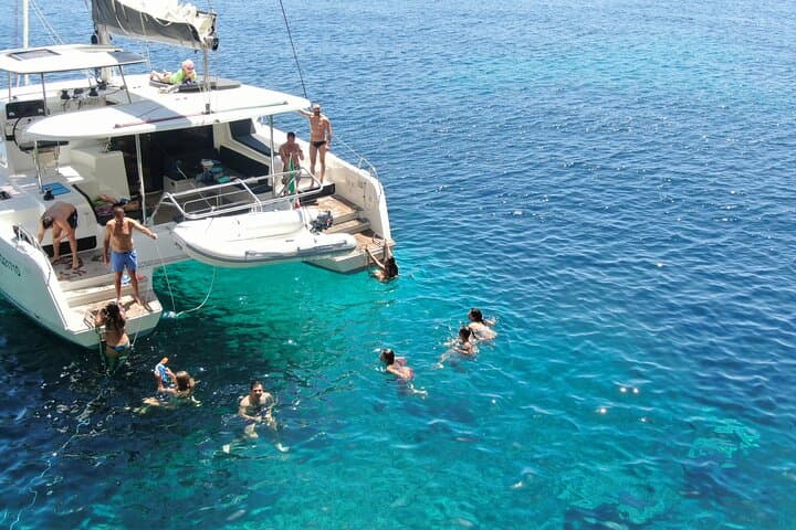 Sardinia Catamaran Day Trip from Alghero: Porto Conte & Capo Caccia Coves
