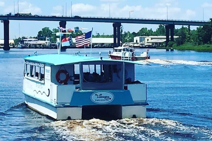 Discover Wilmington’s Cape Fear River on the Eagles Island 50-Minute Narrated Boat Cruise