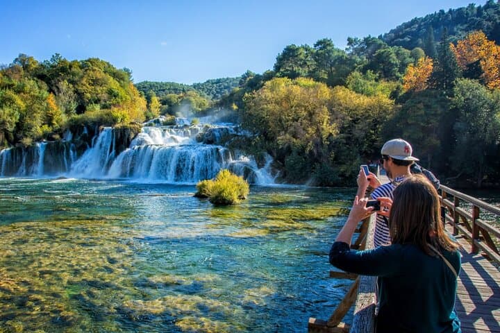 Exploring Krka Waterfalls: Morning Tour with Boat and Swimming from Zadar