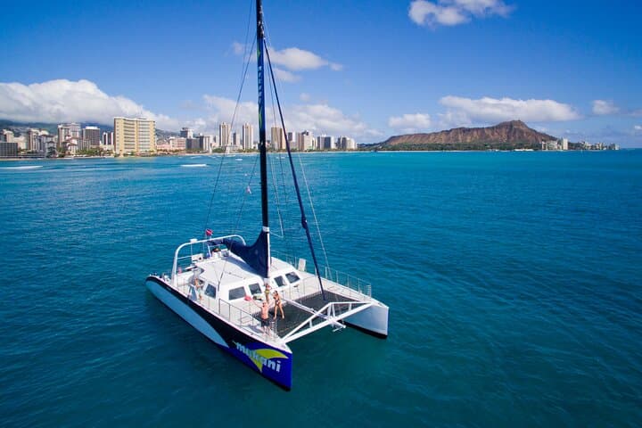 Sail into Serenity: A Luxury Catamaran Experience off Oahu's Coast