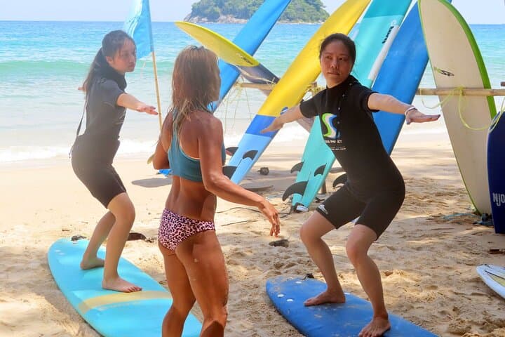 Private Beginner Surf Lesson on Kata Beach | Phuket Wave-Riding photo 2