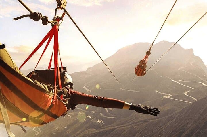 Jebel Jais Flight: World's Longest Zipline from Dubai