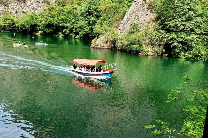 Skopje Matka Canyon & Millennium Cross Half-Day: Vodno Views and Vrelo Cave Boat Ride photo 2