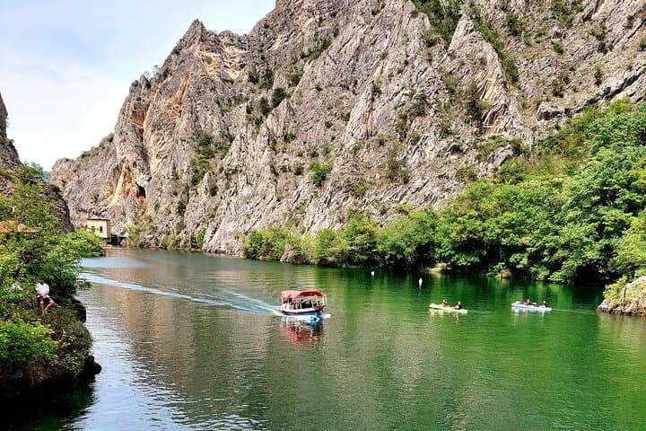 Skopje Matka Canyon & Millennium Cross Half-Day: Vodno Views and Vrelo Cave Boat Ride photo 5