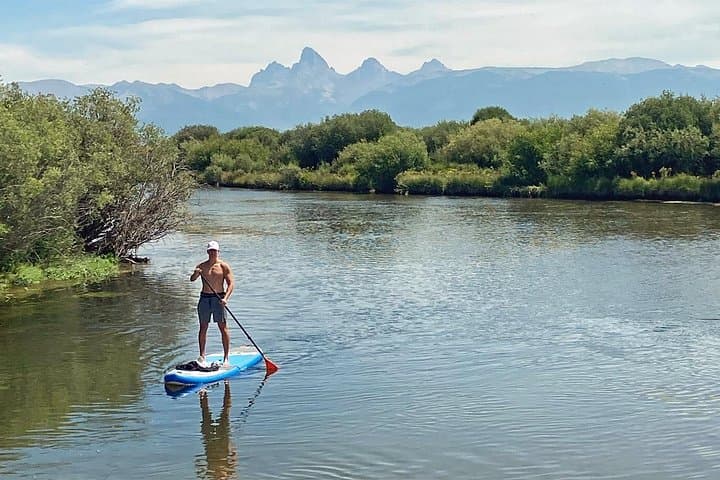 Teton River Paddleboard Adventure in Driggs — 4.5 Miles of Mountain-Frame River Paddling photo 1