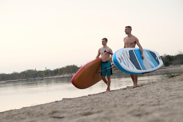 Hour on the Water: Stand-Up Paddleboard Rental at Cospudener See, Markkleeberg photo 2