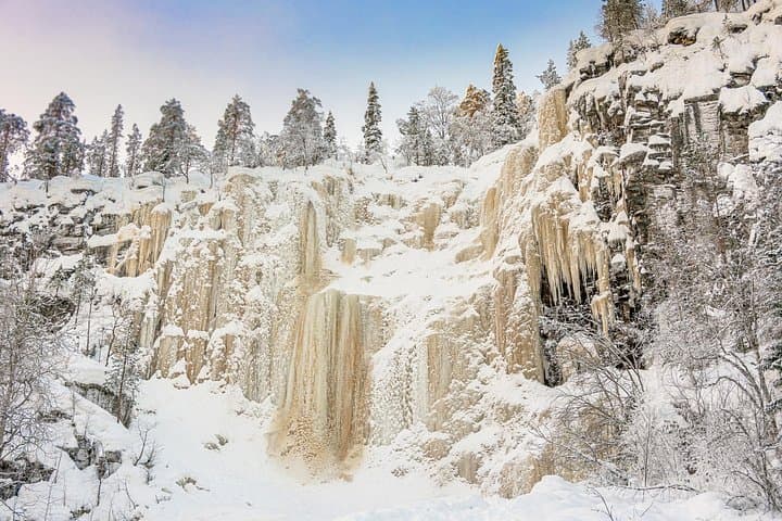 Korouoma Frozen Waterfalls Hike with Lappish BBQ from Rovaniemi photo 2