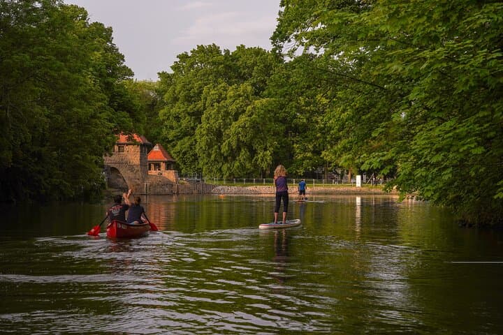 Paddle the Leipzig Auwald: 1-Hour 3-Seater Canoe Rental photo 3