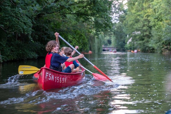 Paddle the Leipzig Auwald: 1-Hour 3-Seater Canoe Rental