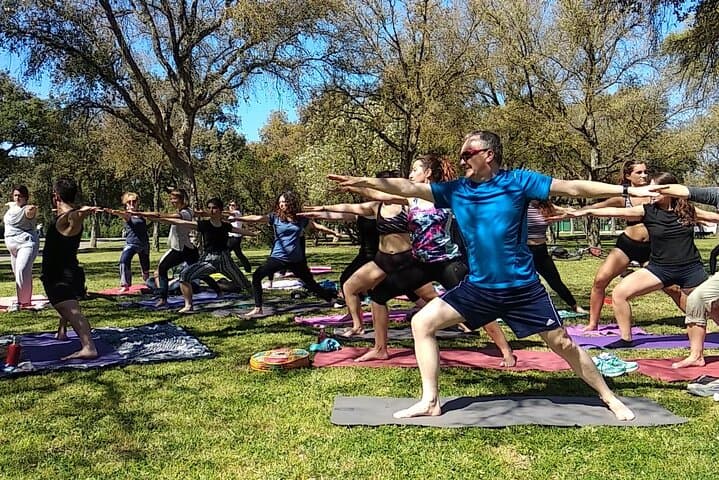 Morning Yoga at María Luisa Park Seville — Outdoor Classes in Historic Gardens
