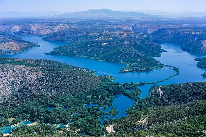 Skyward Over Croatia: Panoramic Flight Above Krka Falls, Visovac & Plitvice Lakes photo 6