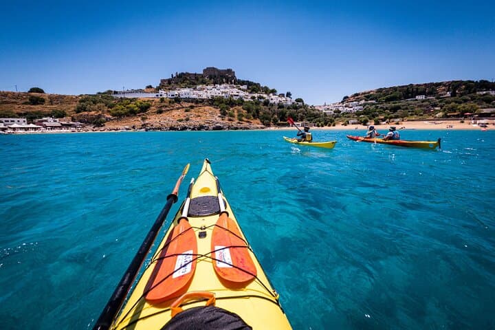 Sea Kayaking Lindos: Paddle Past Caves, St. Paul's Bay & Lunch by the Acropolis photo 2