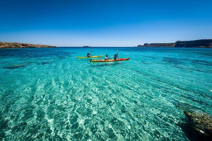 Sea Kayaking Lindos: Paddle Past Caves, St. Paul's Bay & Lunch by the Acropolis photo 3
