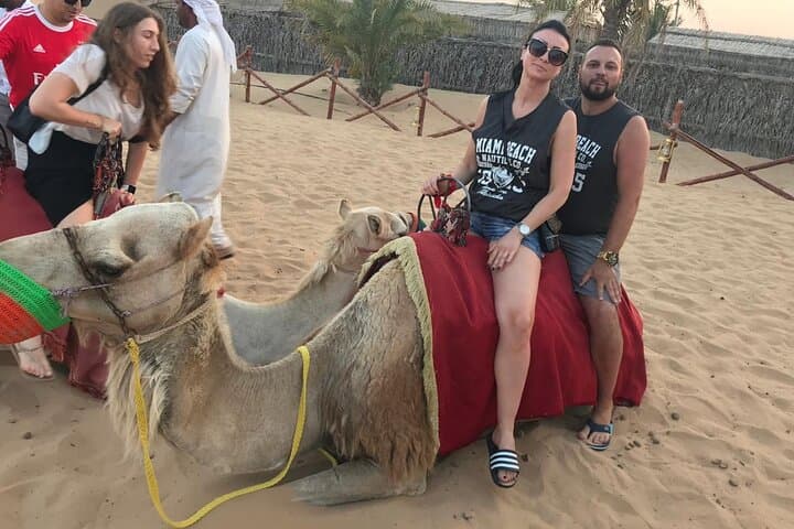 Dubai Private Desert Dune Bashing Safari with BBQ Dinner and Live Shows