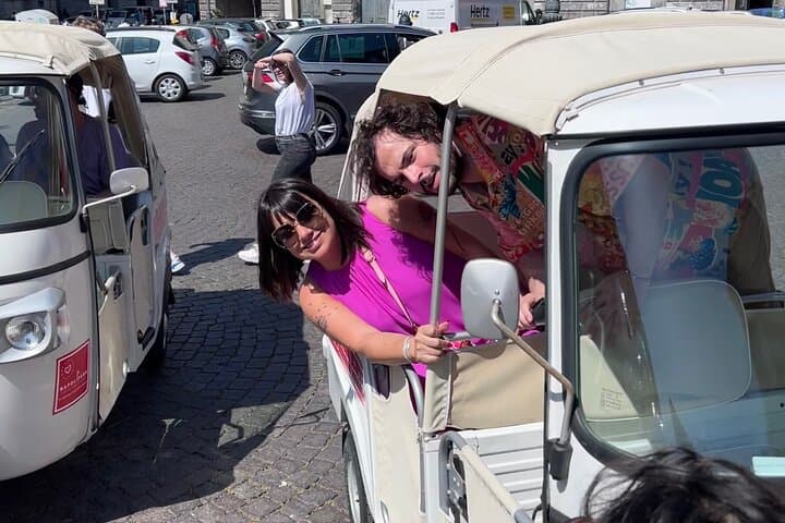 Naples Tuk Tuk Panoramic Tour: Ape Calessino Ride to Piazzas & Waterfront Views photo 3