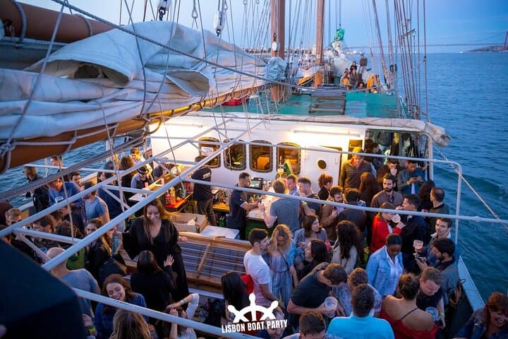 Lisbon Night Boat Party — Sunset Cruise with DJ & Club Access photo 3