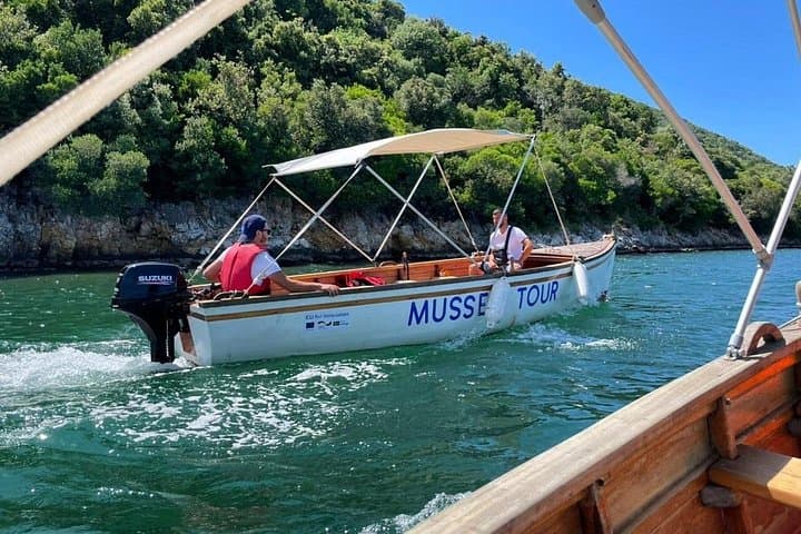 Ksamil Mussel Sailing Tour: Hands-On Mussel Farm Experience & Lunch in Butrint