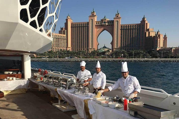 Dubai Mega Yacht Dinner Cruise: 3-Hour Palm Jumeirah & Marina Sunset Experience photo 2
