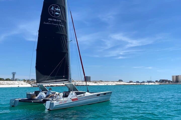 3-Hour Destin Catamaran Sailing to Crab Island & Dolphin Watching photo 6