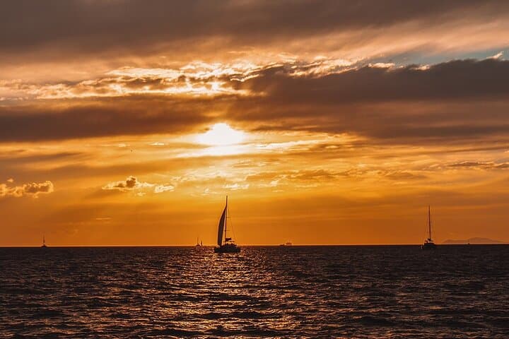 Private Santorini Sunset Cruise with Full Greek Dinner & Volcano Swim photo 2
