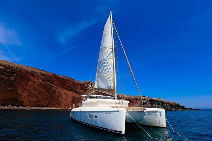 Private Santorini Sunset Cruise with Full Greek Dinner & Volcano Swim photo 6