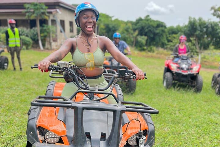 Aburi Quad Biking & Asenema Waterfalls: Full-Day Adventure from Accra