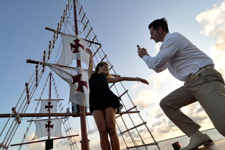 Sunset Lobster Dinner on a Classic Galleon in Cancun's Lagoon photo 2