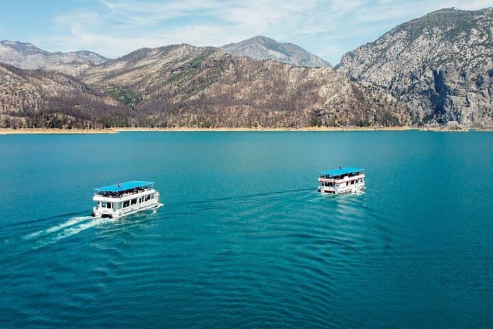 Green Lake & Manavgat Falls: Electric Catamaran Cruise, Lunch & Cultural Stops from Side