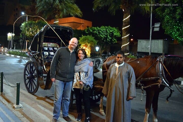 Luxor by Night: Private Horse Carriage Tour & Nile Corniche Walk